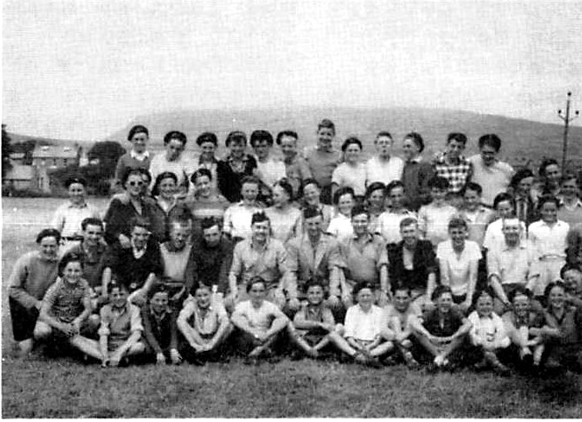 Camp at Port Erin, Isle of Man, 1957